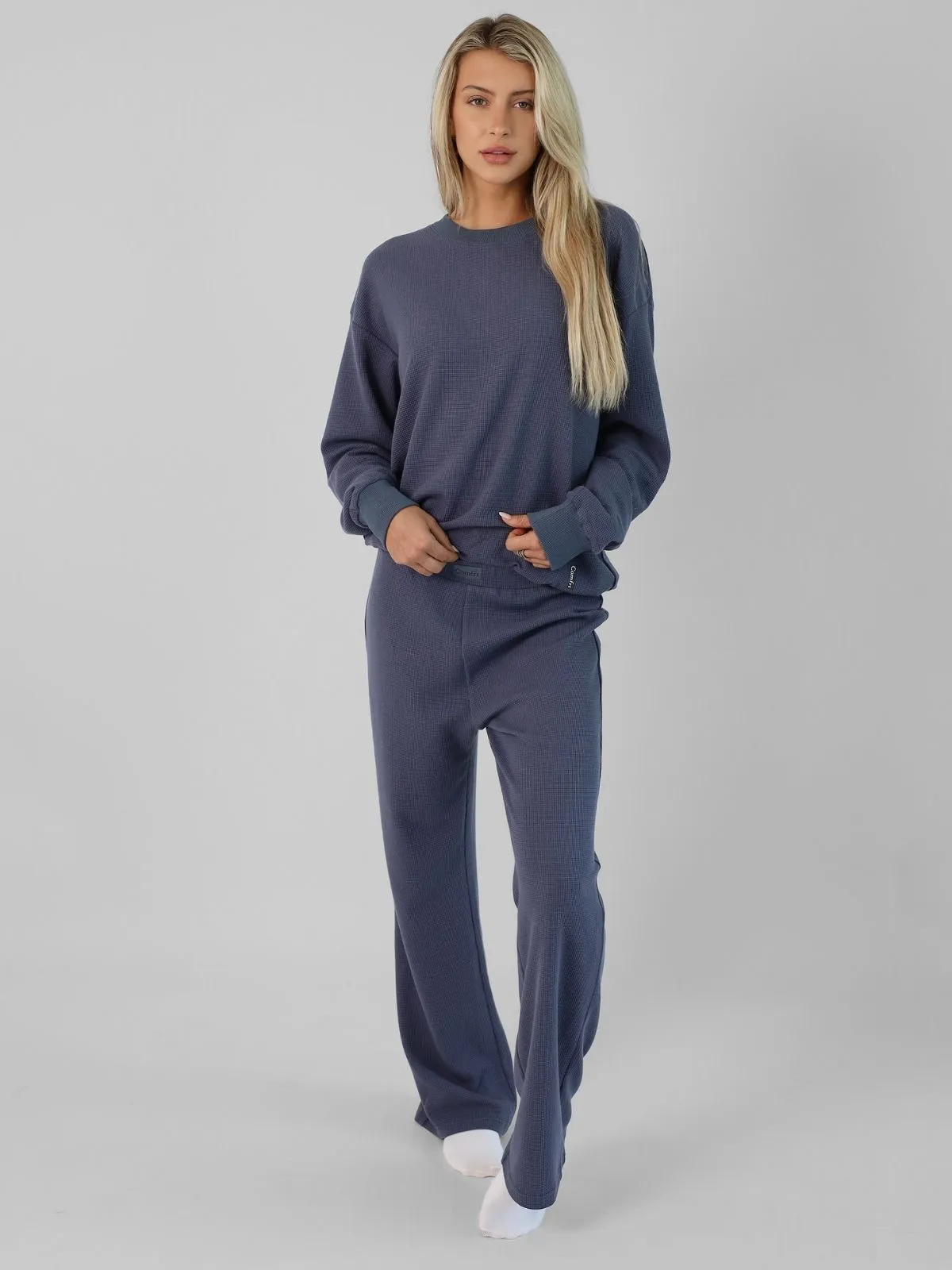 Waffle Lounge Relaxed Sweatpants