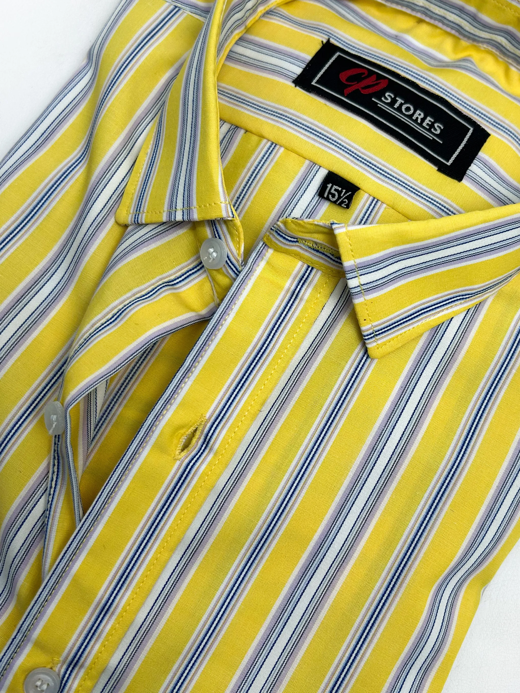 Yellow Formal Dress Shirt For Men AN MFS118